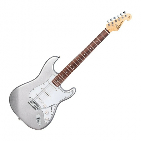 SX SE1 Elektro Gitar Seti (Metallic Silver)<br>Fotoğraf: 1/2