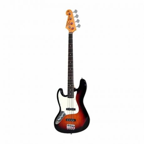 SX SJB62+/LH/3TS Solak Bas Gitar (3-Tone Sunburst)<br>Fotoğraf: 1/2