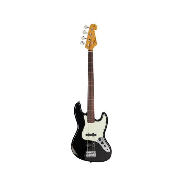 SX SJB62 Perdesiz Bas Gitar (Black), Fotoğraf: 1/10