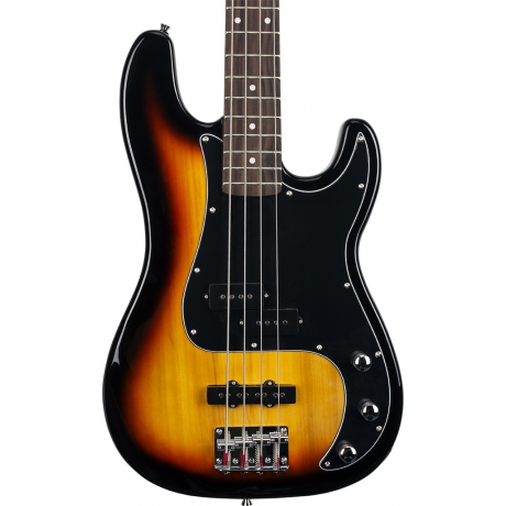 SX SPJ62+ 3TS Bas Gitar (3 Tone Sunburst)<br>Fotoğraf: 2/3
