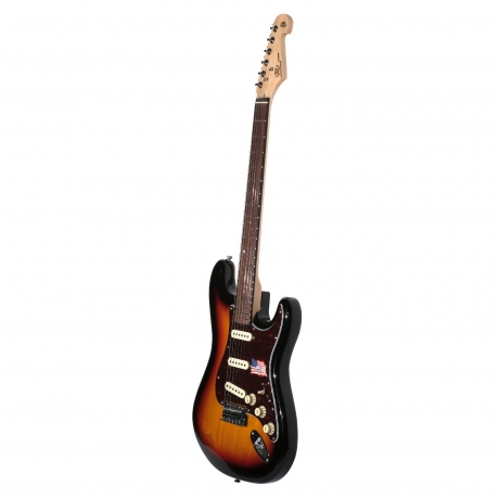 SX SST/ASH/R/3TS Ash Wood Elektro Gitar (3 Tone Sunburst)<br>Fotoğraf: 3/4