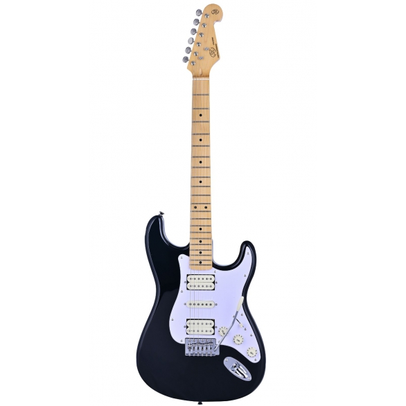 SX SST57+/HSH/BK Elektro Gitar (Siyah), Fotoğraf: 1/1
