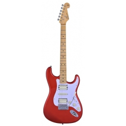 SX SST57+/HSH/CAR Elektro Gitar (Candy Apple Red)