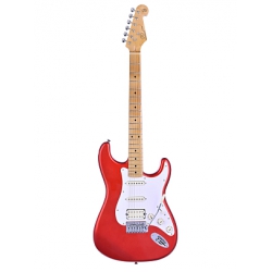 SX SST57+/HSS/CAR Elektro Gitar (Candy Apple Red)