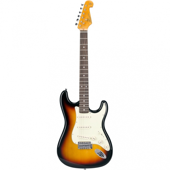 SX SST62 3/4 Elektro Gitar (3 Tone Sunburst), Fotoğraf: 1/2