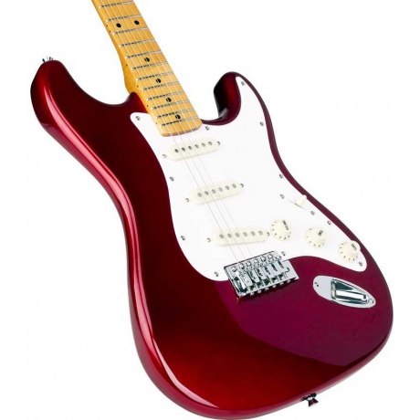 SX Stratocaster Elektro Gitar (Candy Apple Red)<br>Fotoğraf: 4/4