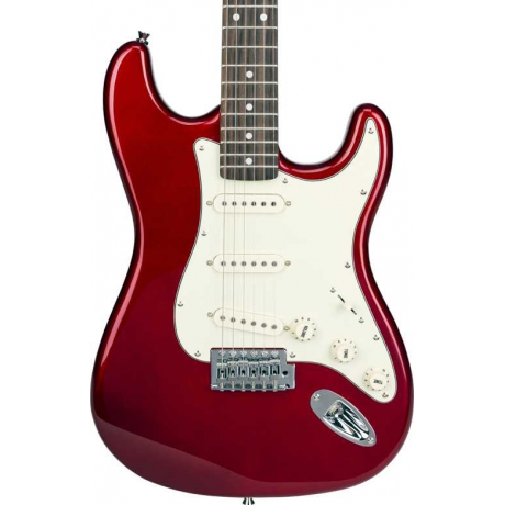 SX Stratocaster Elektro Gitar (Candy Apple Red)<br>Fotoğraf: 3/4
