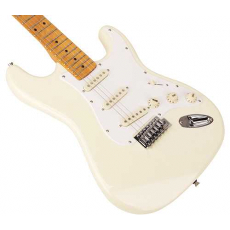 SX Stratocaster Elektro Gitar (Vintage White)<br>Fotoğraf: 3/4