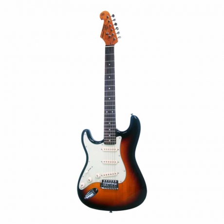 SX Stratocaster Solak Elektro Gitar (3-Tone Sunburst)<br>Fotoğraf: 1/1