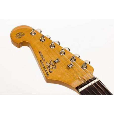 SX Stratocaster Solak Elektro Gitar (Sİyah)<br>Fotoğraf: 4/4