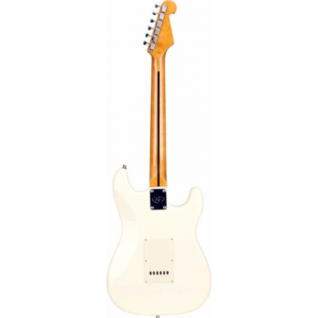 SX Stratocaster Solak Elektro Gitar (Vintage White)<br>Fotoğraf: 2/4
