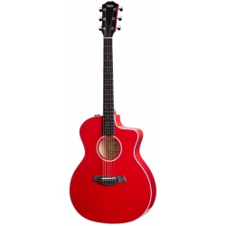 Taylor 214ce Dlx Elektro Akustik Gitar (Kırmızı)