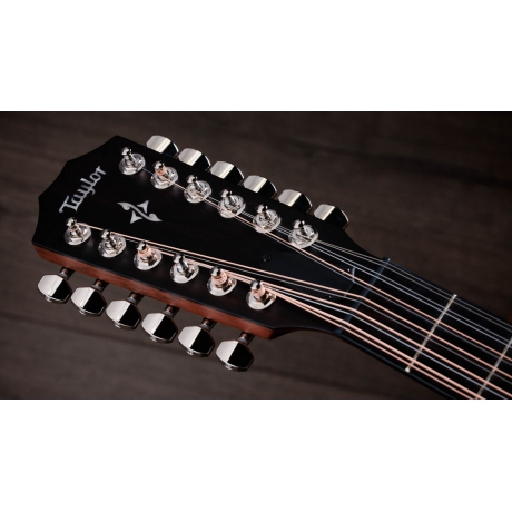 Taylor 454ce-R 12 Telli Elektro Akustik Gitar (Tobacco Sunburst)<br>Fotoğraf: 3/8