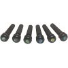 Taylor 7251 Abanoz Abalone Sedefli Bridge Pin Seti (6 Adet), Fotoğraf: 2/2