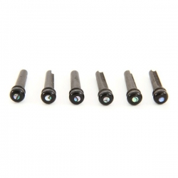 Taylor 7251 Abanoz Abalone Sedefli Bridge Pin Seti (6 Adet)
