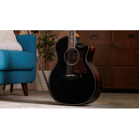 Taylor 814ce Builder's Edition Elektro Akustik Gitar (Blacktop)<br>Fotoğraf: 9/10