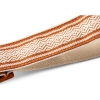 Taylor Academy Jakarlı Pamuk 2" Gitar Askısı (Beyaz/Kahverengi), Fotoğraf: 5/8