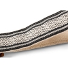 Taylor Academy Jakarlı Pamuk 2" Gitar Askısı (Beyaz/Siyah), Fotoğraf: 5/8