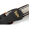 Taylor Academy Jakarlı Pamuk 2" Gitar Askısı (Beyaz/Siyah), Fotoğraf: 4/8
