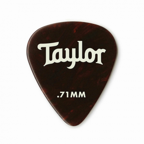 Taylor Celluloid 351 T Picks,tort Shell 12li Pena (0.71mm)<br>Fotoğraf: 1/1