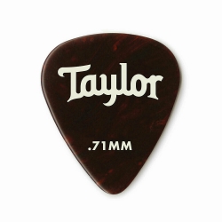 Taylor Celluloid 351 T Picks,tort Shell 12li Pena (0.71mm)