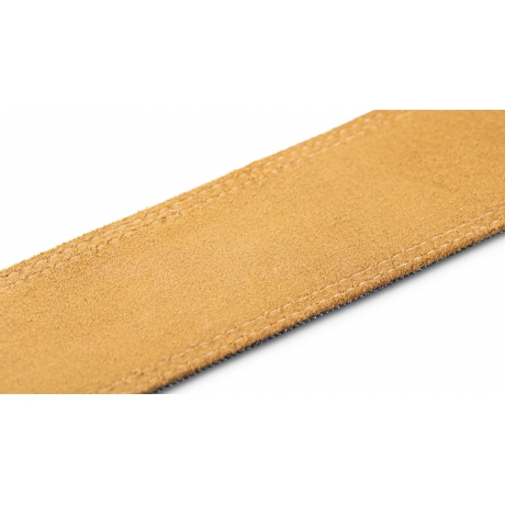 Taylor Gitar Askısı (Blue Denim- Gold Logo)<br>Fotoğraf: 3/4