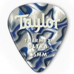 Taylor Prem 351 Thermex Ultra Picks Blue Swirl Pena (1.5 mm)
