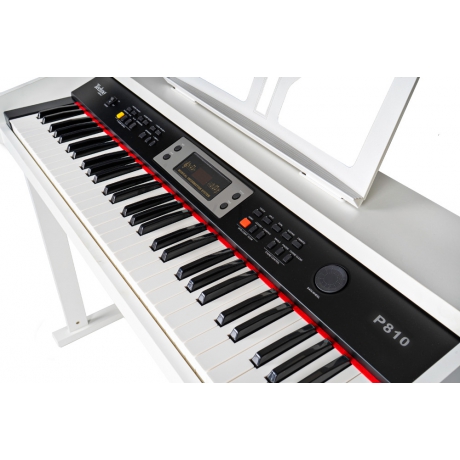 Techno By The Tool P810WH Dijital Çocuk Piyanosu (Beyaz)<br>Fotoğraf: 3/3