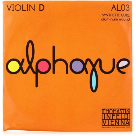 Thomastik AL03 Alphayue 4/4 Tek Keman Re Teli (Medium)<br>Fotoğraf: 1/1