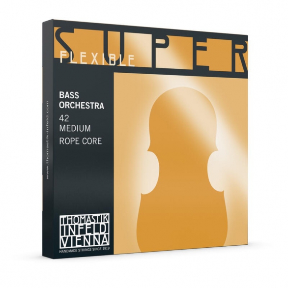 Thomastik Infeld 42 Superflexible Orchestra 4/4 Medium Kontrbas Tel Seti, Fotoğraf: 1/1