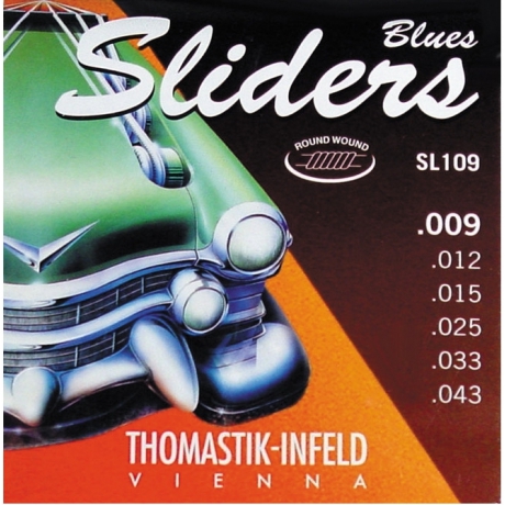 Thomastik SL109 Sliders Light Elektro Gitar Teli (09-43)<br>Fotoğraf: 1/1
