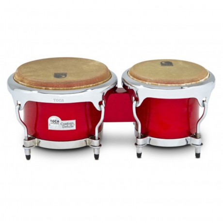 Toca Custom Deluxe Series 4600FR Fiberglass Bongo (Red Sparkle)<br>Fotoğraf: 1/1