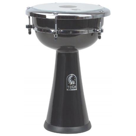 Toca Large Fiberglass Doumbek with Plastic Head, Black<br>Fotoğraf: 1/1