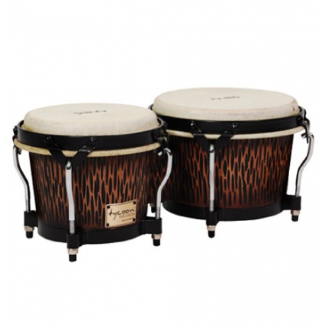 Tycoon 7'' & 8½'' Supremo Select Series Bongos - Chiseled Orange Finish<br>Fotoğraf: 1/1