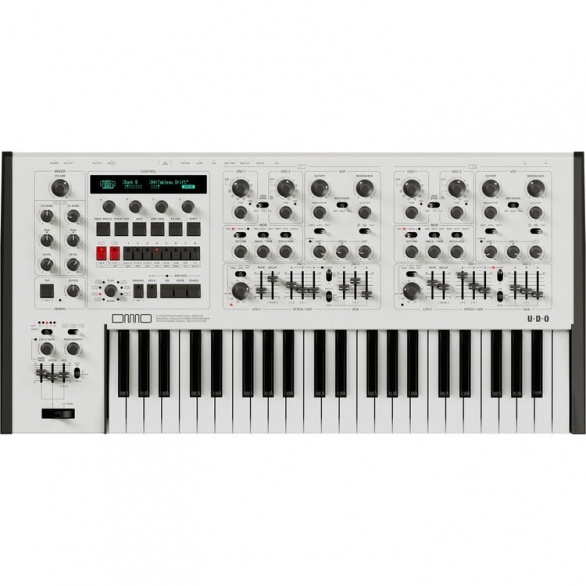 UDO Audio DMNO White 8 Voice Hybrid Synthesizer Hibrit Analog Synthesizer, Fotoğraf: 1/4