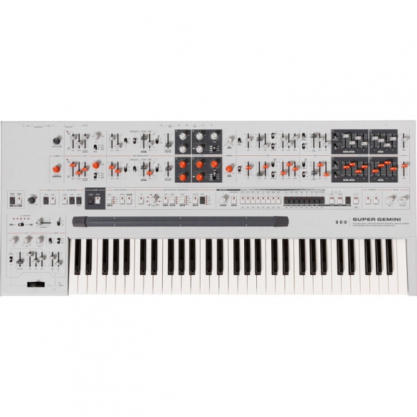 UDO Audio Super Gemini 61 Tuş Analog Hibrit Synthesizer (Beyaz), Fotoğraf: 1/7