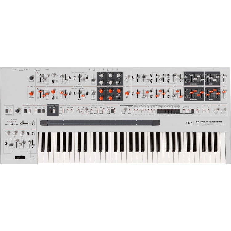 UDO Audio Super Gemini 61 Tuş Analog Hibrit Synthesizer (Beyaz
