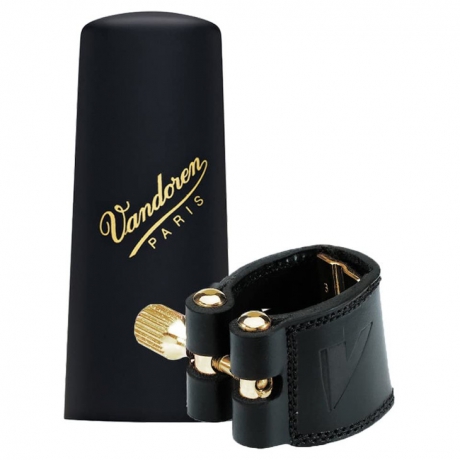 Vandoren LC29P Bariton Saksafon Kapaklı Deri Bek Bilezik<br>Fotoğraf: 1/1