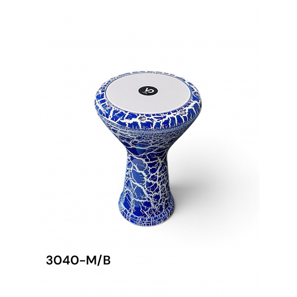 Vatan 3040-M/B Döküm Darbuka (Mavi/Beyaz), Fotoğraf: 1/1