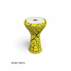 Vatan 3040-SR/S Döküm Darbuka (Sarı-Siyah)