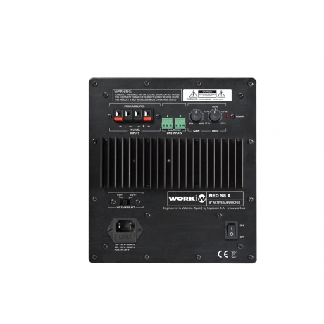 Work NEO S8 A Aktif Cubwoofer (Beyaz)<br>Fotoğraf: 2/2