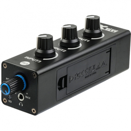 Xvive PX-A Taşınabilir 3 Kanallı Monitör Mixer<br>Fotoğraf: 2/5