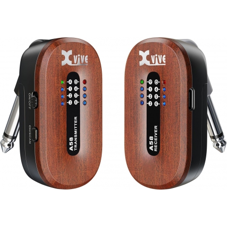 Xvive XV-A58M 5.8GHZ Kablosuz Gitar Bağlantı Sistemi - Maun<br>Fotoğraf: 2/3