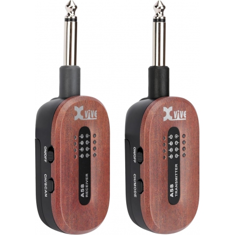 Xvive XV-A58M 5.8GHZ Kablosuz Gitar Bağlantı Sistemi - Maun<br>Fotoğraf: 1/3