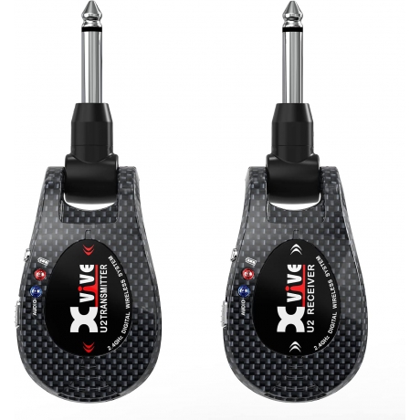 Xvive XV-U2 Kablosuz Gitar Bağlantı Sistemi - Karbon<br>Fotoğraf: 1/6