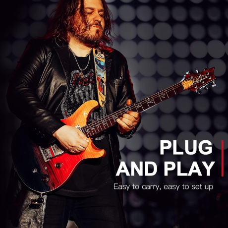 Xvive XV-U2 Kablosuz Gitar Bağlantı Sistemi - Karbon<br>Fotoğraf: 4/6