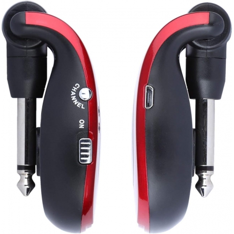 Xvive XV-U2 Kablosuz Gitar Bağlantı Sistemi - Kırmızı<br>Fotoğraf: 3/5