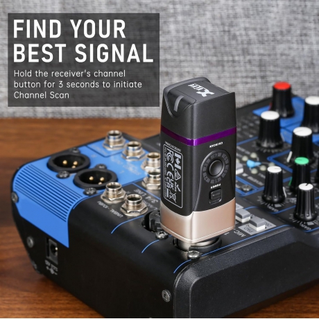 Xvive XV-U35C Kondenser Mikrofonlar için 5.8Ghz Kablosuz Bağlantı Sistemi<br>Fotoğraf: 4/9