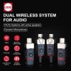 Xvive XV-U35D Kablosuz Mikrofon Sistemi - Çift Mikrofon için Set<br>Fotoğraf: 2/7