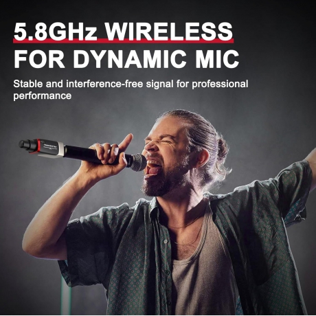 Xvive XV-U35R 5.8Ghz Kablosuz Mikrofon Sistemi - Sadece Alıcı<br>Fotoğraf: 3/6